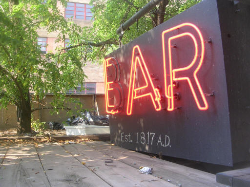 Ye olde Ear sign will be revealed when scaffolding comes down soon .